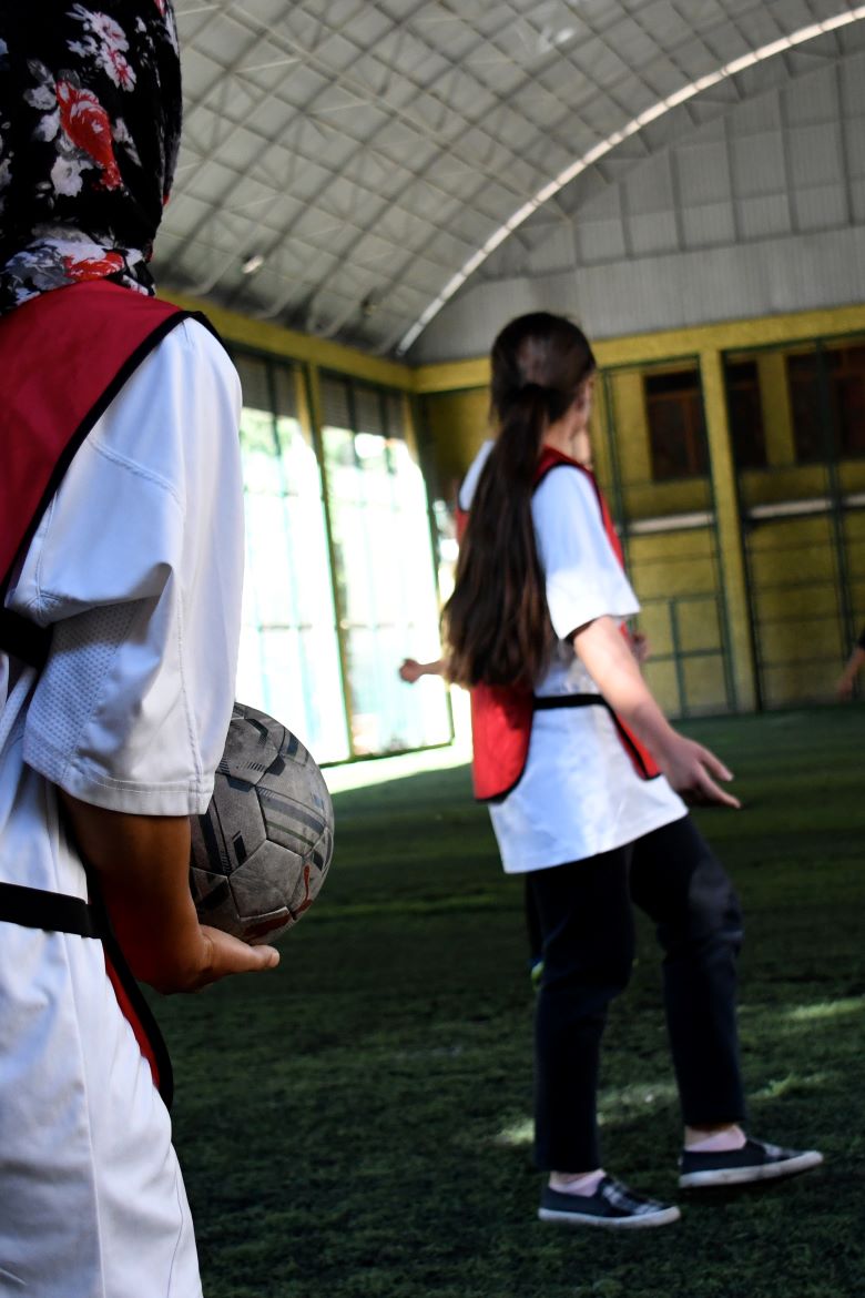Football provides escapism and friendship for 140 Afghan children